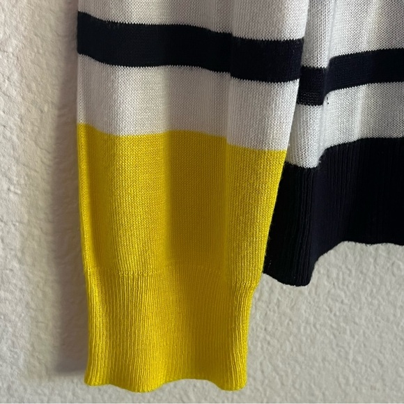 Zara knit striped pullover sweater, relaxed fit, lightweight size S - Picture 9 of 13